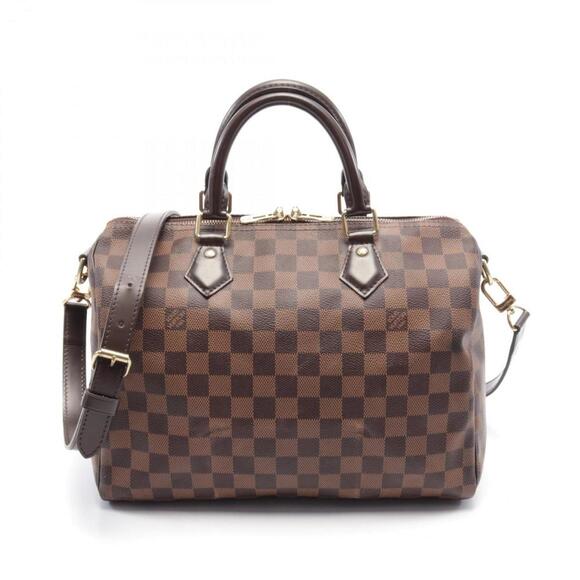 LOUIS VUITTON Brown Damier Leather Bag - Picture 1 of 11
